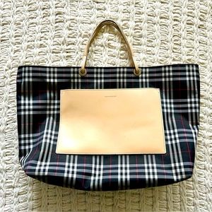 Classic Burberry Nylon Tote